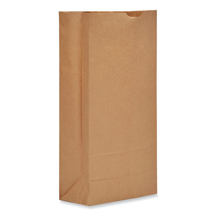Grocery Paper Bags, #25 Size, Heavy-Duty, 8.25" x 5.38" x 18", Natural, 500/Bundle