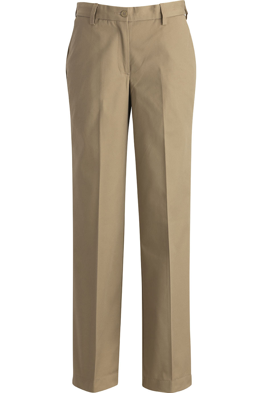 EDWARDS LADIES EZ FIT UTILITY CHINO FLAT FRONT PANT