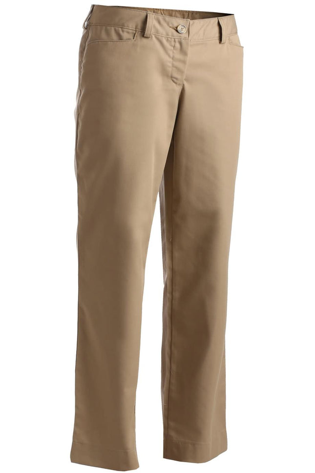 EDWARDS LADIES MID-RISE FLAT FRONT RUGGED COMFORT PANT