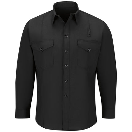Workrite® Fire Service Men's Classic Long Sleeve Firefighter Shirt / FSF0BK