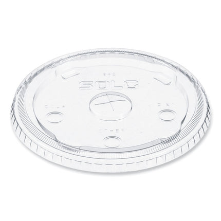 Plastic Cold Cup Lids, Fits 32 oz to 44 oz Cold Cups, Clear, 600/Carton