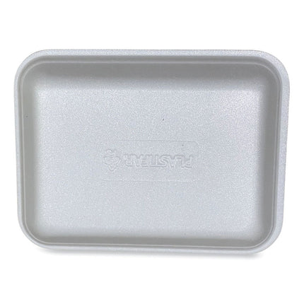 Meat Trays, #3P, 8.7 x 6.6 x 1.1, White, Foam, 400/Carton