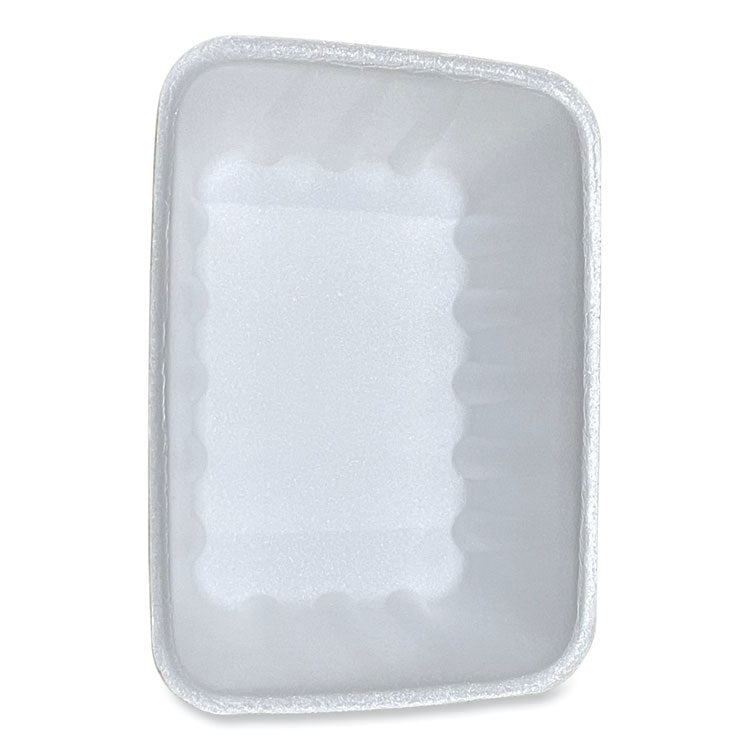 Meat Trays, #42K, 8.75 x 6.32 x 2.25, White, Foam, 252/Carton