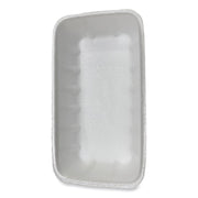 Meat Trays, #10K, 10.75 x 5.95 x 1.87, White, Foam, 250/Carton