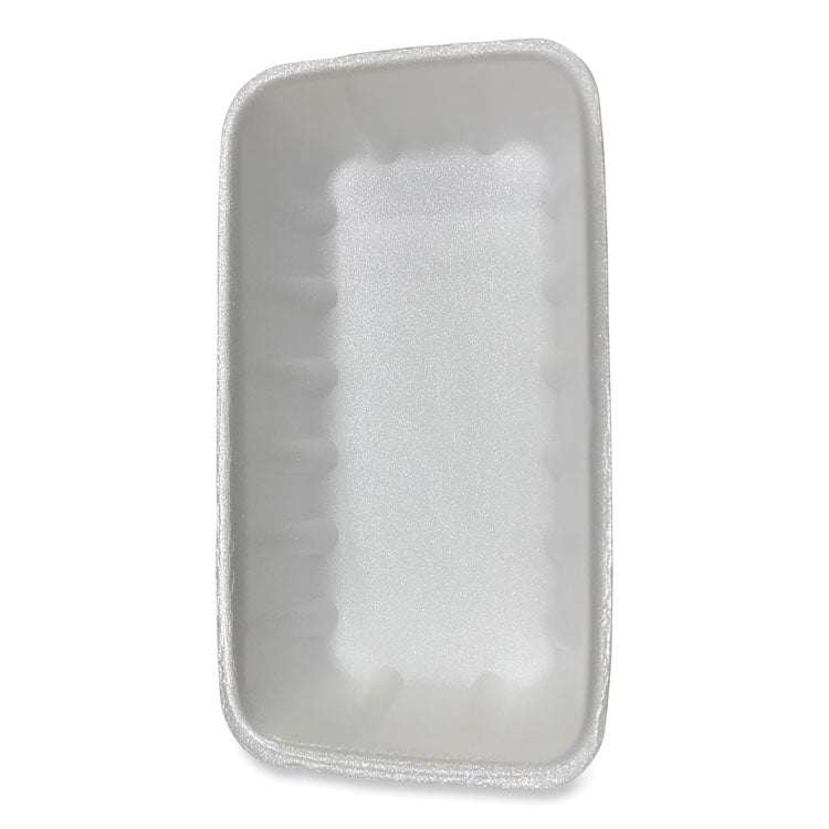 Meat Trays, #10K, 10.75 x 5.95 x 1.87, White, Foam, 250/Carton