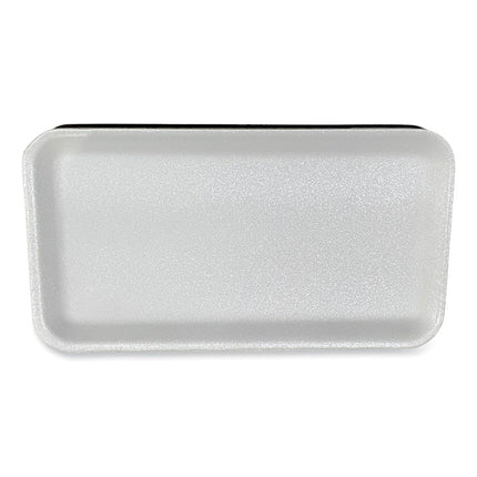 Meat Trays, #10S, 10.93 x 5.75 x 0.63, White, Foam, 500/Carton