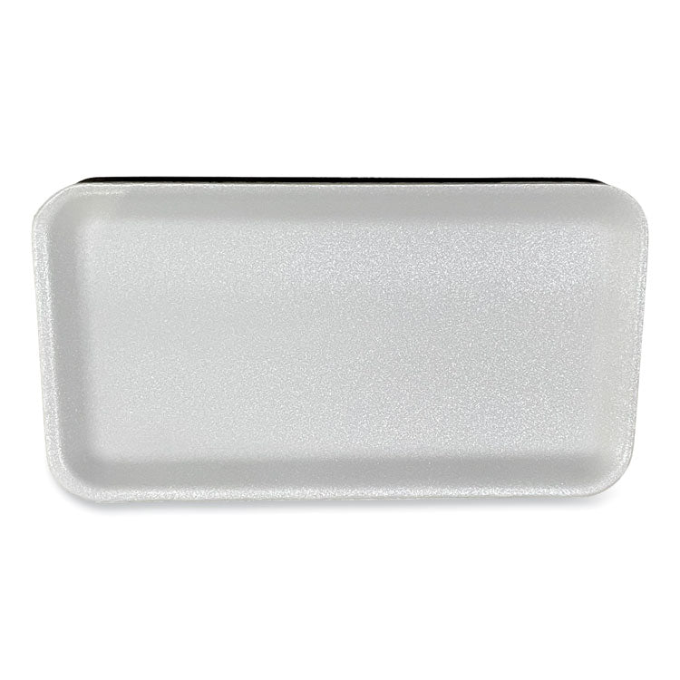 Meat Trays, #10S, 10.93 x 5.75 x 0.63, White, Foam, 500/Carton