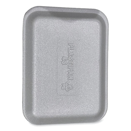 Meat Trays, #4S, 9.5 x 7.25 x 0.5, White, Foam, 500/Carton