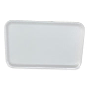 Meat Trays, #16S, 11.63 x 7.25 x 0.54, White, Foam, 250/Carton