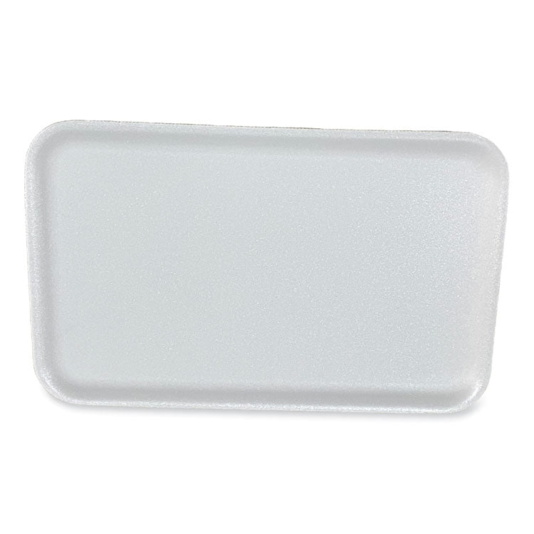 Meat Trays, #16S, 11.63 x 7.25 x 0.54, White, Foam, 250/Carton