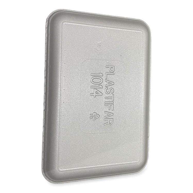 Meat Trays, 13.81 x 9.25 x 0.71, White, Foam, 100/Carton