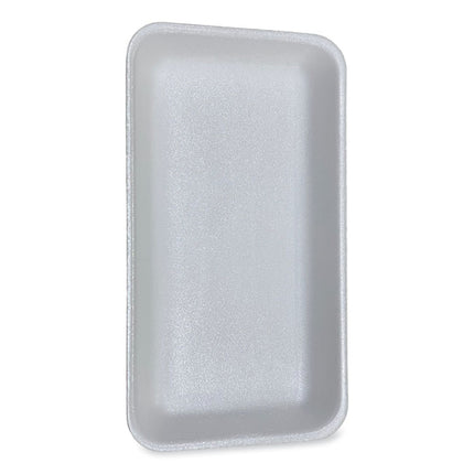 Meat Trays, #15P, 14.44 x 7.88 x 1.37, White, Foam, 200/Carton