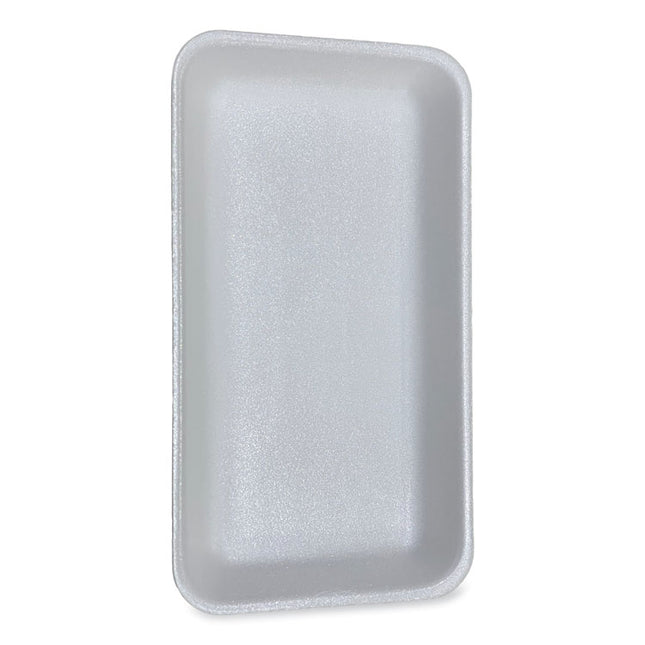 Meat Trays, #15P, 14.44 x 7.88 x 1.37, White, Foam, 200/Carton