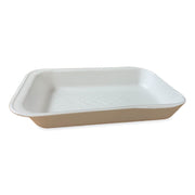 Meat Trays, #2D, 8.56 x 6.1 x 1.2, White, Foam, 500/Carton