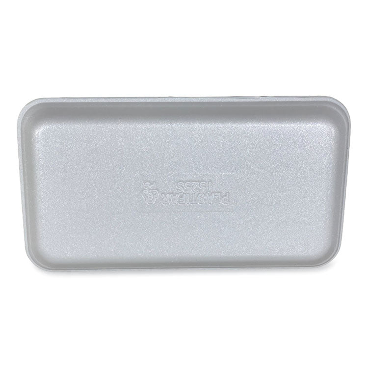Meat Trays, #1525, 14.5 x 8 x 0.75, White, Foam, 250/Carton