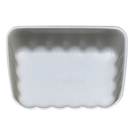 Meat Trays, #42K, 8.75 x 6.32 x 2.25, White, Foam, 252/Carton