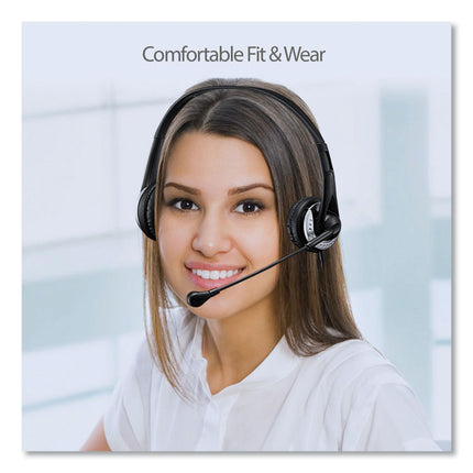 Xtream P2 Binaural Over The Head Headset with Microphone, Black