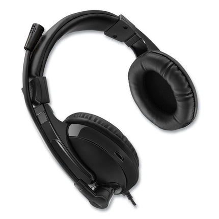 Xtream H5 Binaural Over The Head Multimedia Headset with Mic, Black