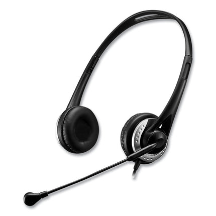 Xtream P2 Binaural Over The Head Headset with Microphone, Black