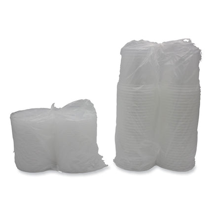 Plastic Deli Container with Lid, 24 oz, Clear, Plastic, 240/Carton