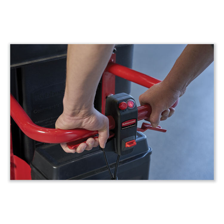 1 cu yd Motorized Roto Tilt Truck, 1,000 lb Capacity, Black