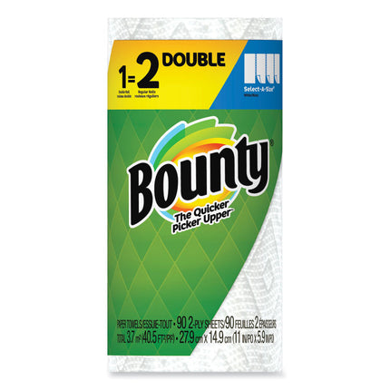 Select-a-Size Kitchen Roll Paper Towels, 2-Ply, 5.9 x 11, White, 82 Sheets/Double Roll, 24 Rolls/Carton