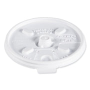 Lift n' Lock Plastic Hot Cup Lids, Fits 8 oz Hot Cups, White, 1,000/Carton