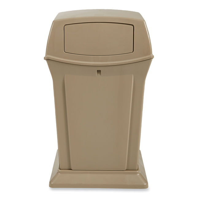 Ranger Fire-Safe Container, Two Doors, 45 gal, Structural Foam, Beige
