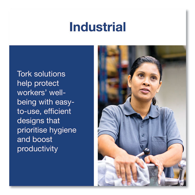 Heavy-Duty Cleaning Cloth, 1-Ply, 12.6" X 912.2 Ft, White