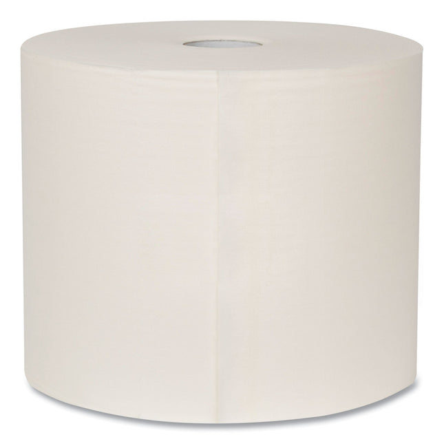 Heavy-Duty Cleaning Cloth, 1-Ply, 12.6" X 912.2 Ft, White