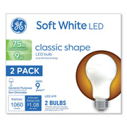 Classic Led Soft White Non-Dim A19 Light Bulb, 9 W, 2/pack