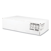 Low-Density Commercial Can Liners, 60 gal, 1.5 mil, 38" x 58", Black, Interleaved Roll, 20 Bags/Roll, 5 Rolls/Carton
