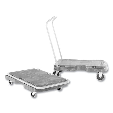 Utility-Duty Home/office Cart, 250 Lb Capacity, 20.5 X 32.5, Platform, Black