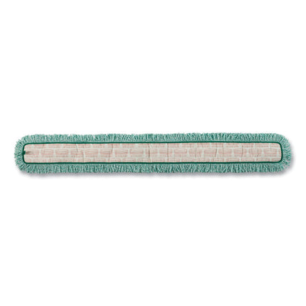 Hygen Dry Dusting Mop Heads With Fringe, 36", Microfiber, Green