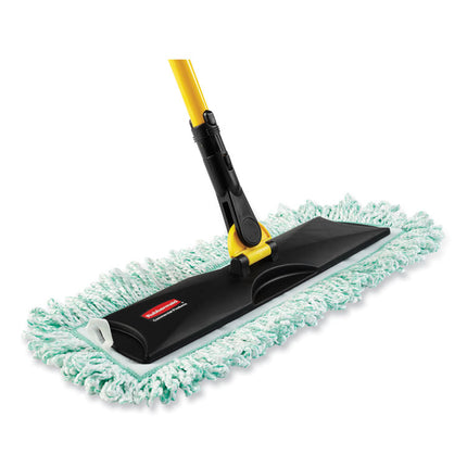 Hygen Dust Mop Heads With Fringe, Green, 60 In., Microfiber, Cut-End