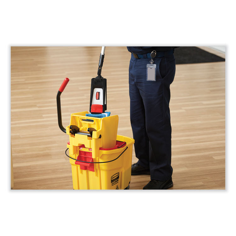 Wavebrake 2.0 Bucket/wringer Combos, Side-Press, 44 Qt, Plastic, Yellow