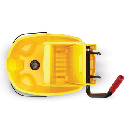 Wavebrake 2.0 Bucket/wringer Combos, Side-Press, 44 Qt, Plastic, Yellow