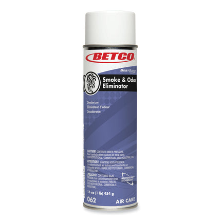 Bestscent Smoke And Odor Eliminator Aerosol, Fruit/floral Scent, 16 Oz Aerosol Can, 12/carton