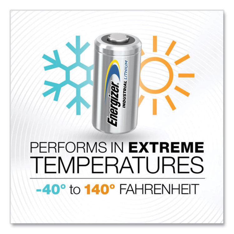 Industrial Lithium Cr123 Photo Battery, 3 V, 12/pack