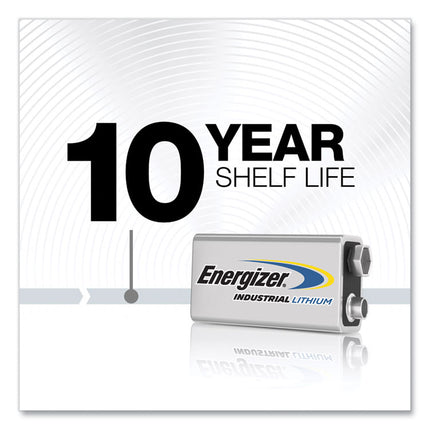 Industrial Lithium 9v Battery, 9 V, 12/box
