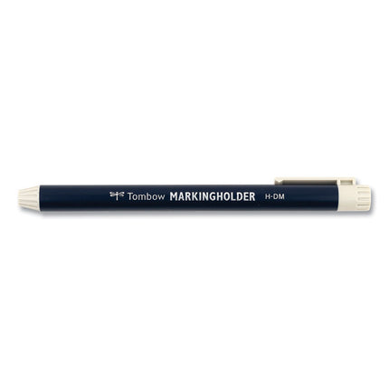 Wax-Based Marking Pencil, 4.4 Mm, White Wax, Navy Blue Barrel, 10/box
