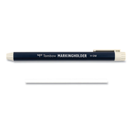 Mechanical Wax-Based Marking Pencil Refills, 4.4 Mm, White, 10/box