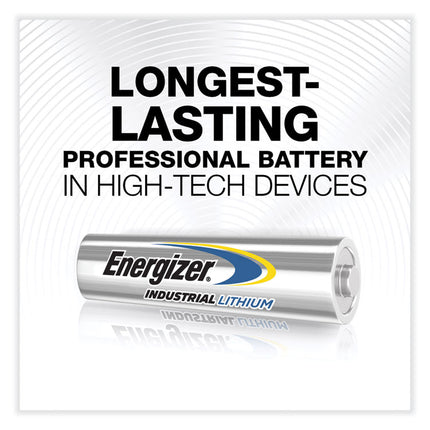Industrial Lithium AAA Battery, 1.5 V, 4/Pack