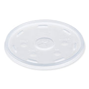 Lids for Foam Cups and Containers, Fits 32 oz/44 oz/60 oz Hot Cups, Plastic, Translucent, 1,000/Carton