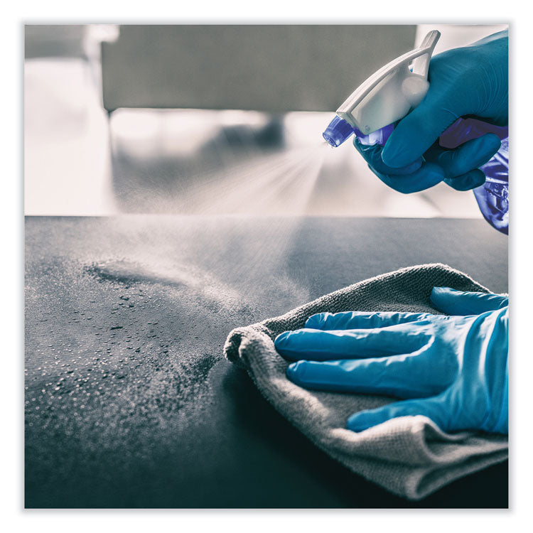 Deep Blue Glass and Surface Cleaner, Pleasant Scent, 1 gal Bottle, 4/Carton