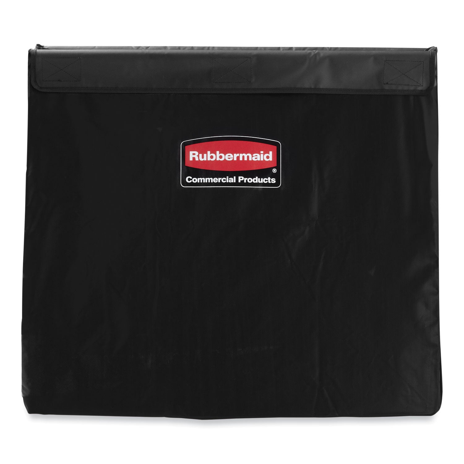 Replacement X-Cart Bag for Rubbermaid Commercial 1881750, Black, 2/Carton