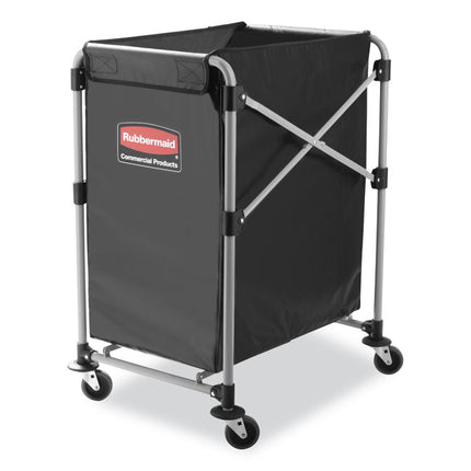Replacement X-Cart Bag for Rubbermaid Commercial 1881750, Black, 2/Carton