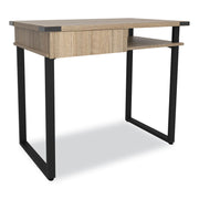 Mirella SOHO Desk with Drawer, 36.25" x 22.25" x 30", Black
