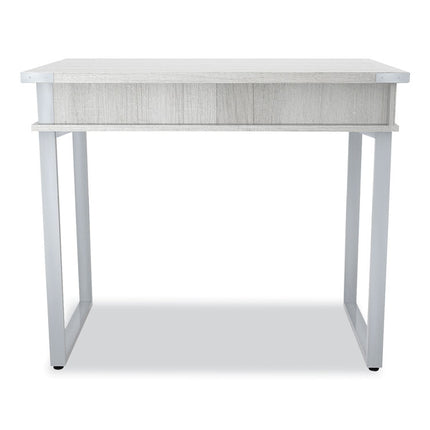 Mirella SOHO Desk with Drawer, 36.25" x 22.25" x 30", Gray