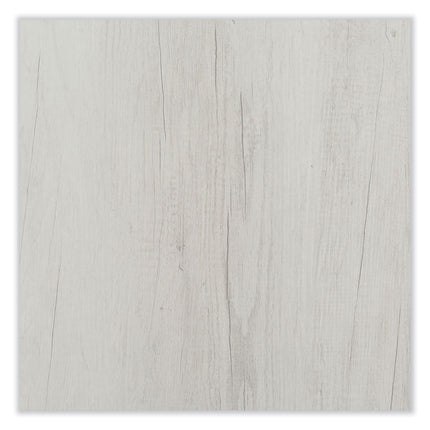 Coffee Table, Rectangular, 51 x 23.78 x 16, White Ash Top, Silver Base